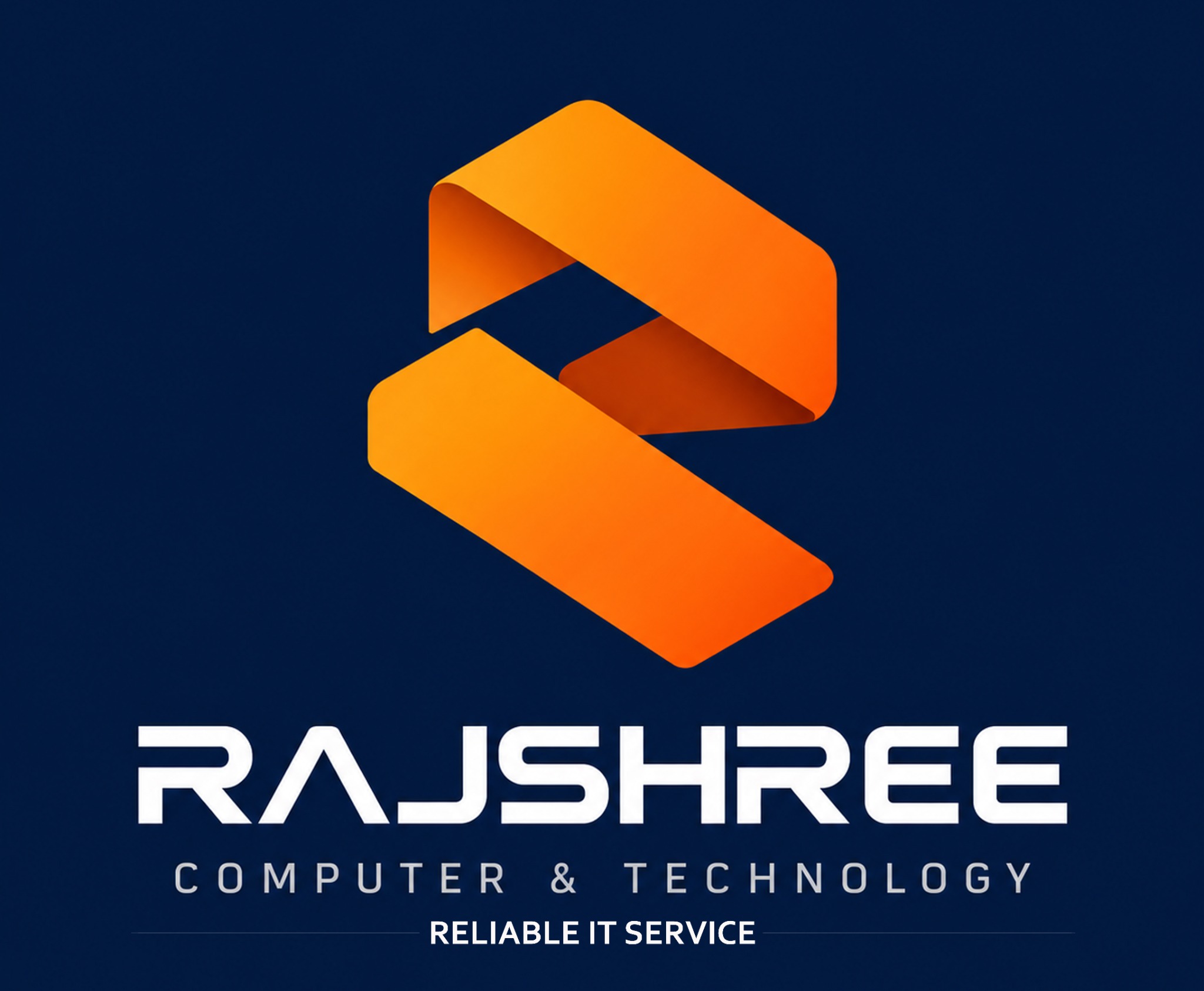 Rajshree Computer & Technology logo panel